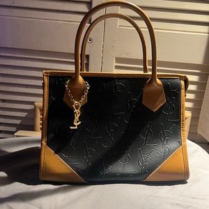 YSL vintage brown / black bag